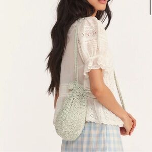 NWT Loveshack fancy karelia bag in mint magic